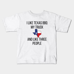 I like Texas BBQ and Trucks Kids T-Shirt